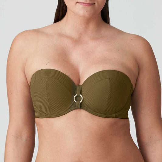 Unterlegtes Bikini-Oberteil Sahara trägerlos 4006317